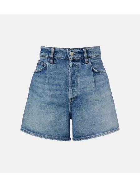 Szorty jeansowe Agolde niebieskie