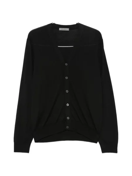 Cardigan Corneliani cu decolteu în V negru