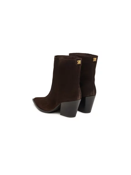 Škornji Steve Madden Temno rjava