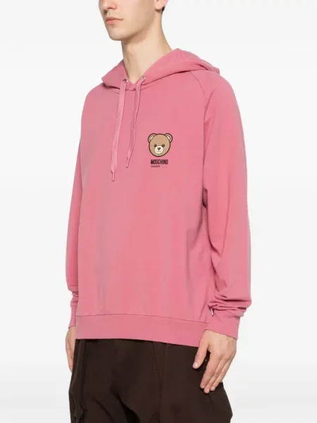 Hanorac cu glugă Moschino roz