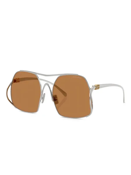 Ochelari de soare Miu Miu Eyewear argintiu
