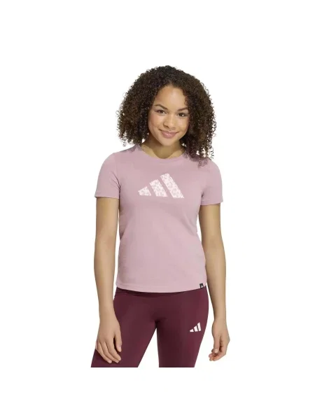 Koszulka Adidas Sport Jg Animal T Dzieci różowa