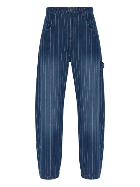 Pantaloni Munthe cu dungi albastru