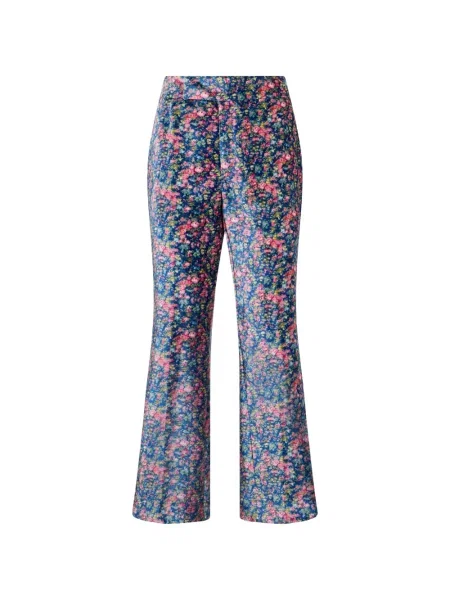 Pantaloni Philosophy Di Lorenzo Serafini cu model floral cu imagine albastru