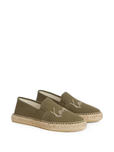 Espadrile Kenzo fără toc verde