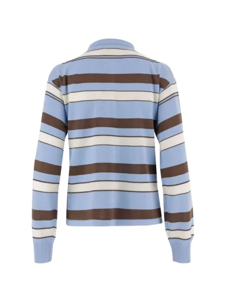 Lung tricou polo Jw Anderson albastru