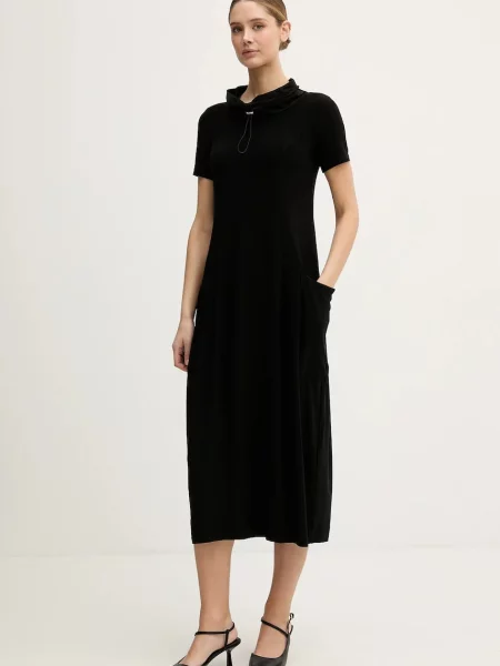 Joseph Ribkoff rochie maxi oversize negru