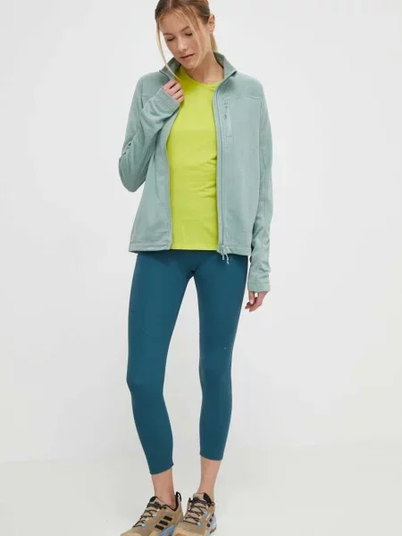 Fjallraven bluza sportowa Abisko Lite gładka zielony