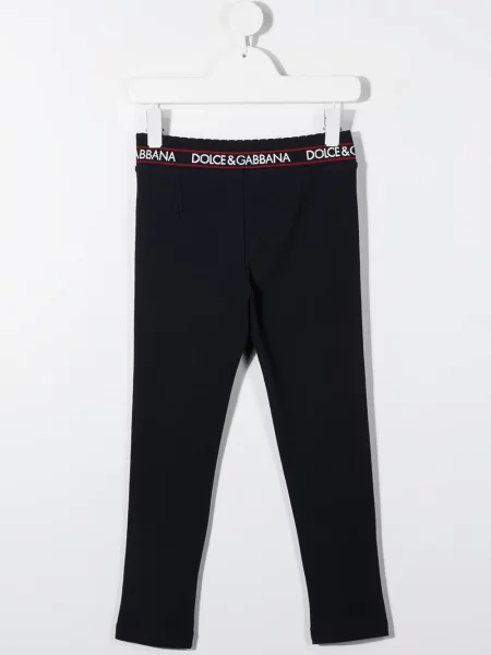 Legginsy dziecięce Dolce And Gabbana czarne