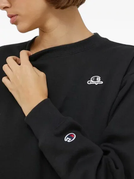 Pulover Champion cu autograf negru