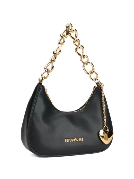 Висулка Love Moschino със сърца черно