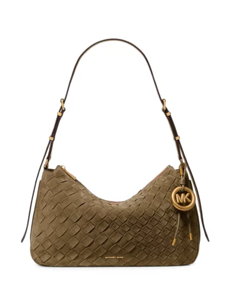 Geantă Michael Kors din piele verde