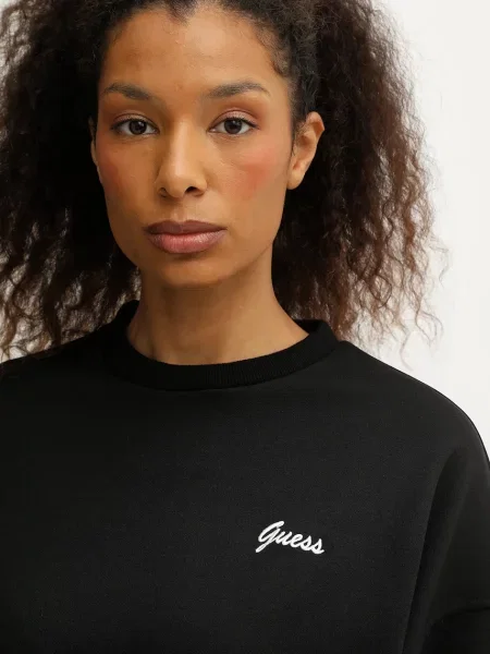 Свитер Guess с аппликацией черный