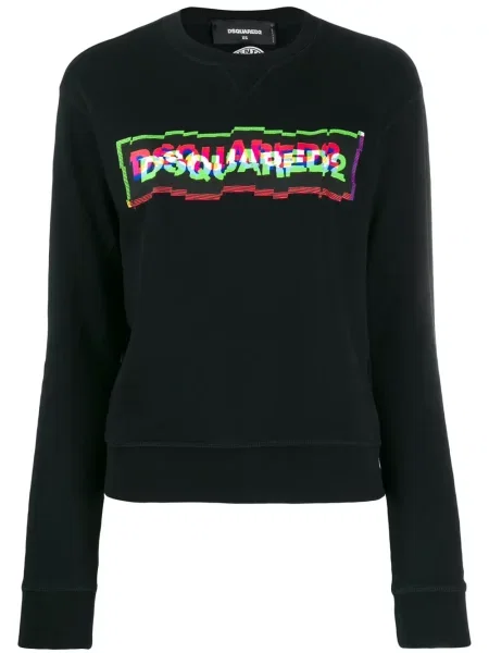 Hanorac Dsquared2 cu autograf negru