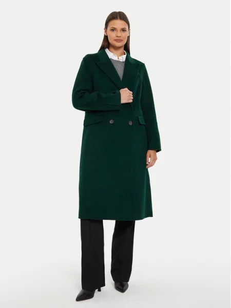 Tommy Hilfiger Palton de lână verde