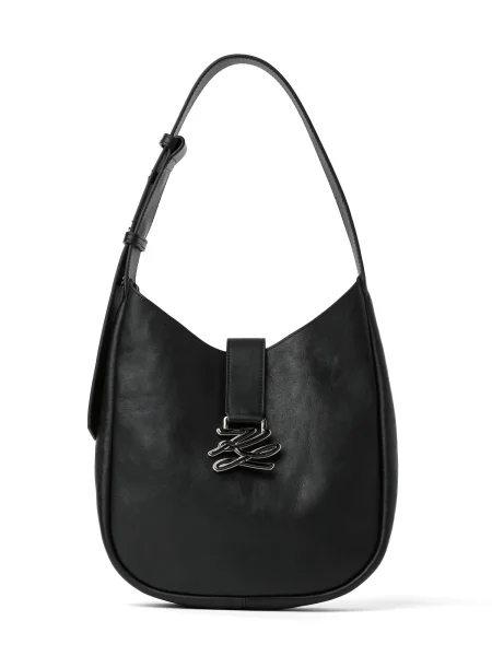 Karl Lagerfeld Torba za na rame melange crna