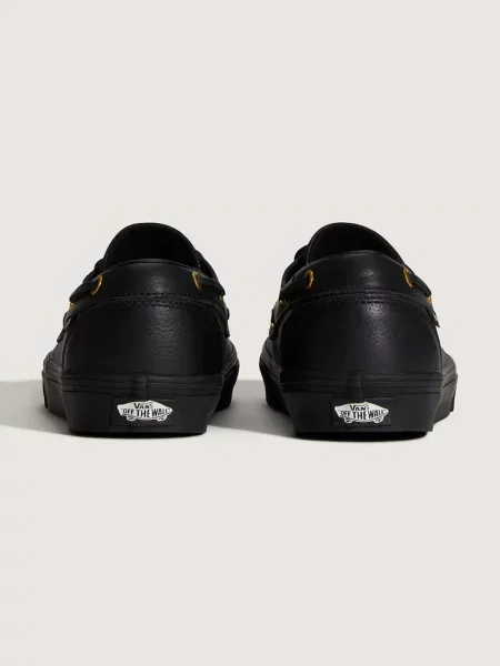 Vans Boat Shoe tenisówki skórzane czarne