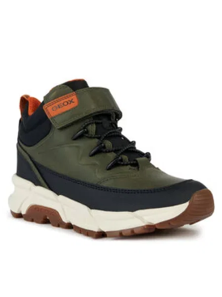 Geox Zimske čizme J Flexyper Plus Boy M Kaki