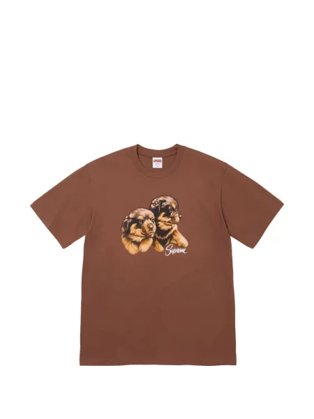 Tricou Supreme cu imagine maro