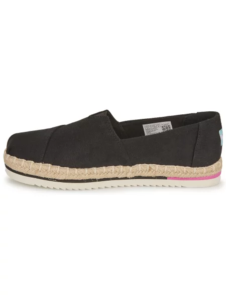 Pantofi Toms cu platformă negru
