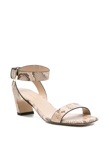 Sandale Stuart Weitzman cu model piele de șarpe