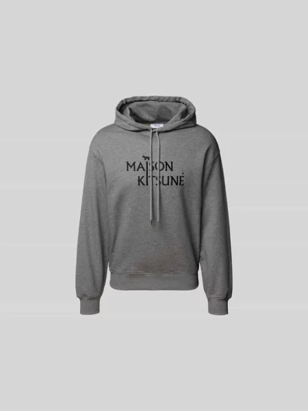 Bluza z kapturem z czystej bawełny Maison Kitsune
