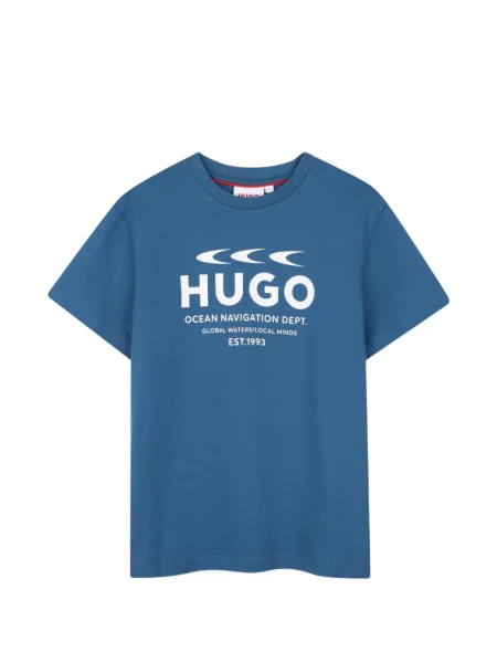 Koszulka dziecięca Hugo niebieska