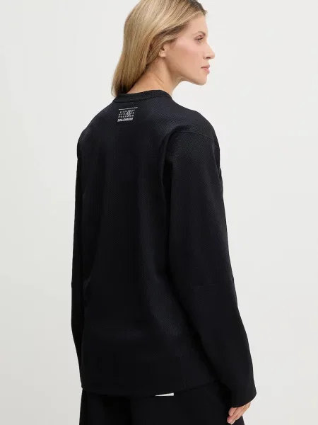 Top sportowy Mm6 Maison Margiela czarny