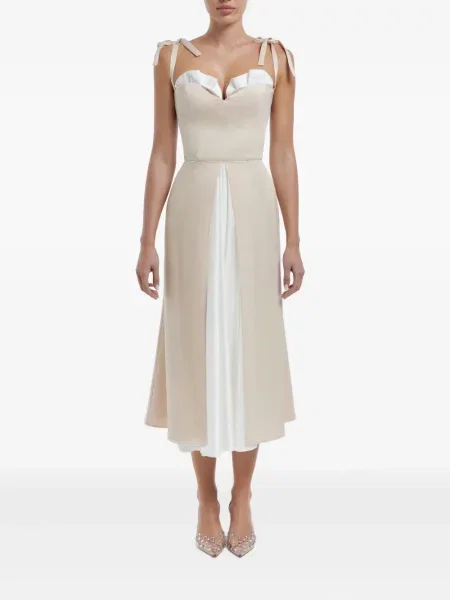 Rochie midi Post Meridiem până la genunchi cu crăpătură de costum