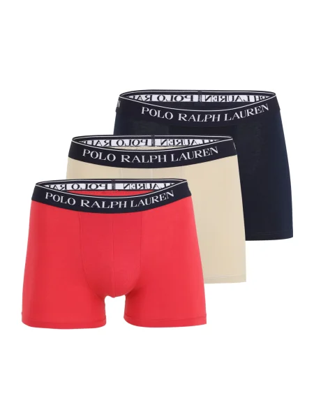 Polo Ralph Lauren Boksarice CLSSIC bež / marine / rdeča bela