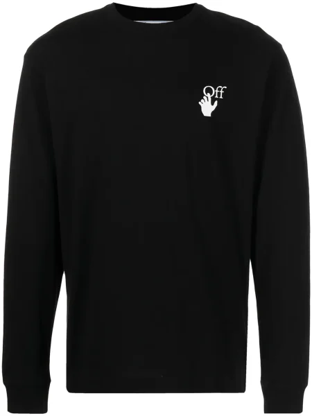 Cămașă Off-white cu imagine lungă alb