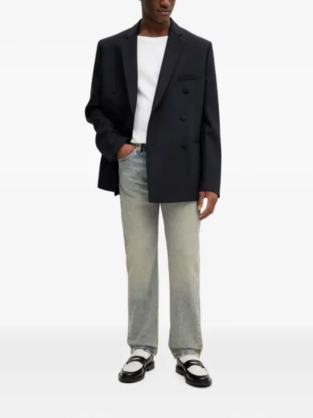 Blugi cu picior larg Levi's® de catifea cord albastru