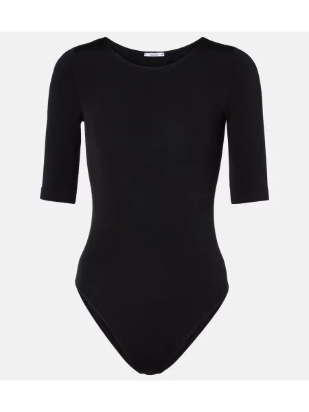 Body Wolford din jerseu negru