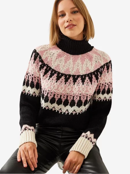 Bianco Lucci Pulover Pullover mešane barve