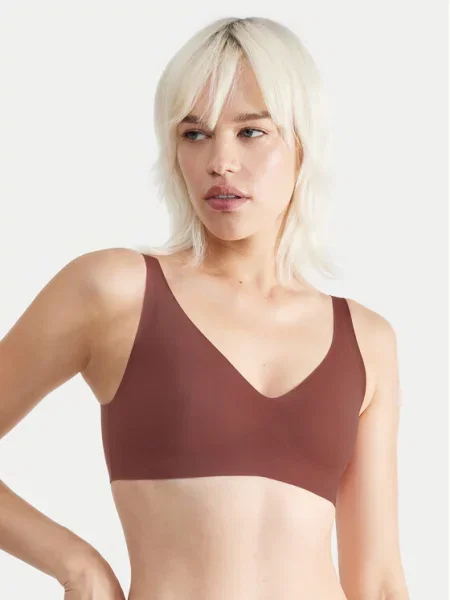 Бюстгальтер Sloggi без кісточок коричневий