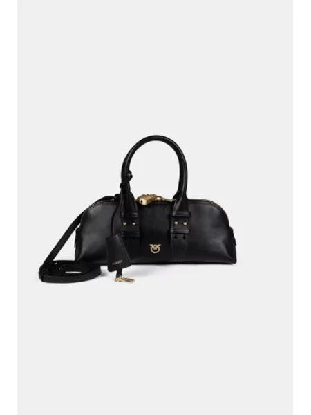 PINKO Ročna torba Bowling Bag Baguette črna