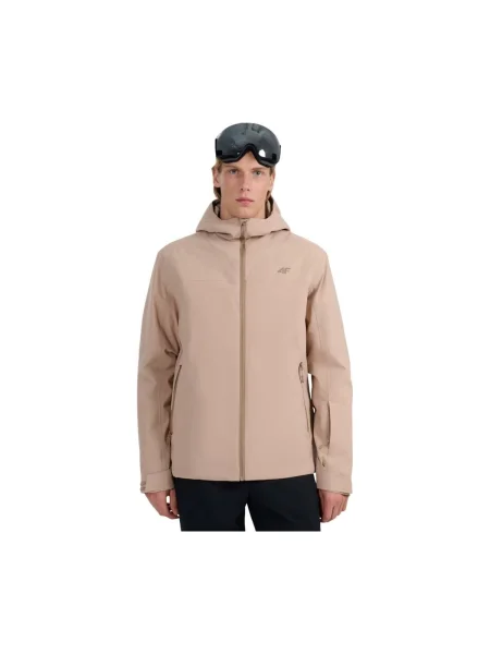Pánska lyžiarska bunda 4F beige béžová