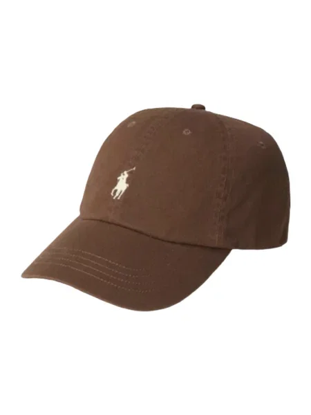 Czapka z daszkiem Polo Ralph Lauren brązowa