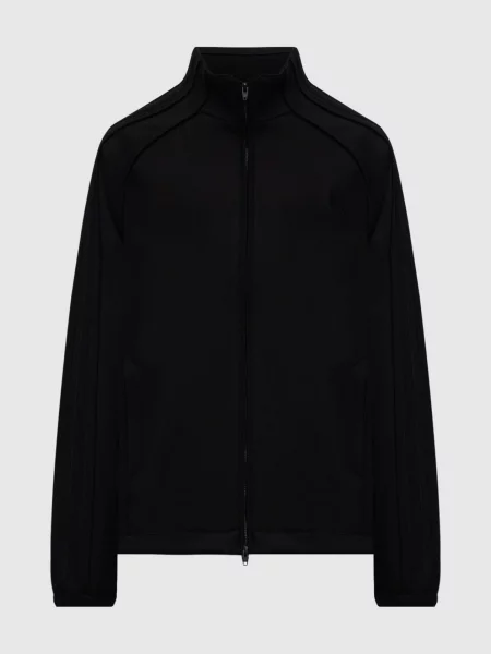 Спортивна куртка з вишивкою логотипа Juun.j чорна