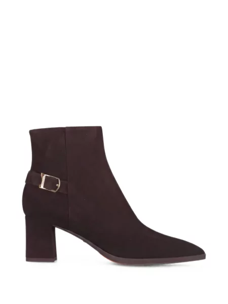 Botine Santoni cu cataramă maro