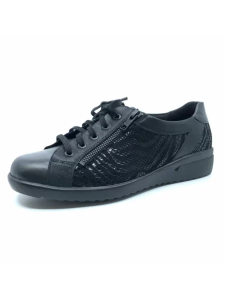 Sneakersy Solidus skórzane czarne