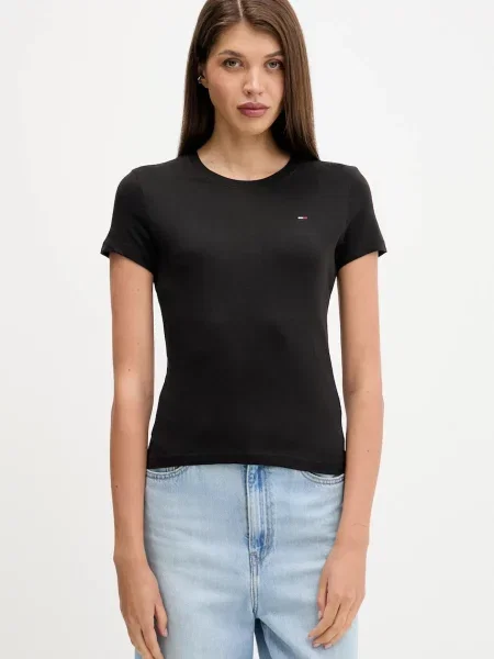 Tommy Jeans tricou din bleumarin alb