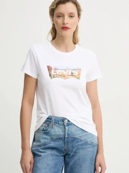 Тениска Levi's THE PERFECT TEE бяло