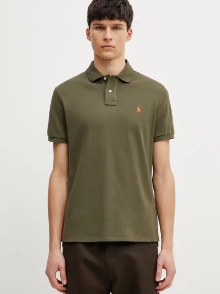 Polo Ralph Lauren Tricou polo închis verde