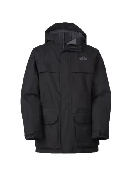 Kurtka puchowa dziecięca The North Face czarna