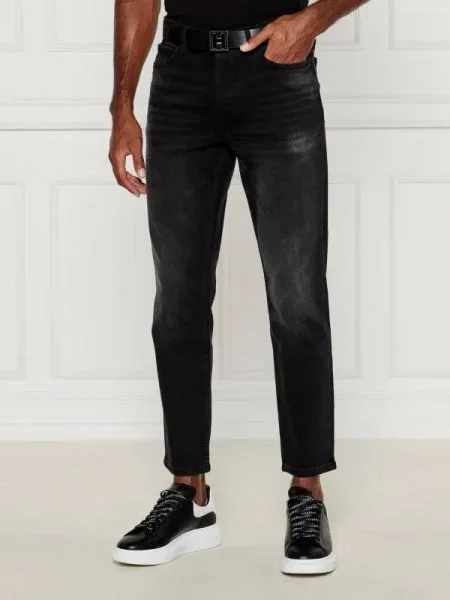 HUGO Blugi | Tapered fit gri
