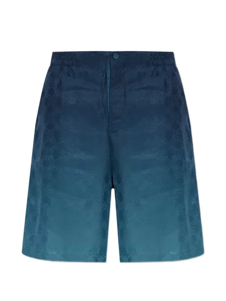 Pantaloni scurți Off-white din jacard alb