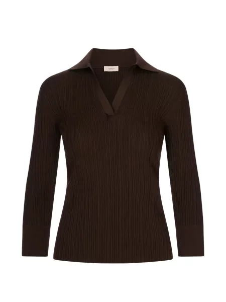Top Agnona tricotate maro