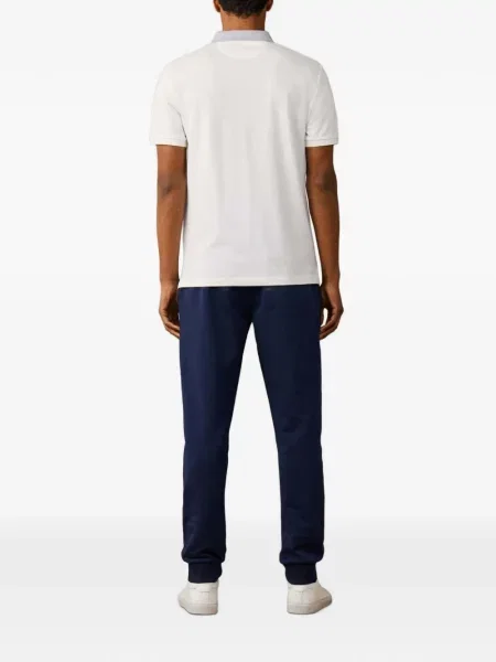 Scurt tricou polo Hackett London alb