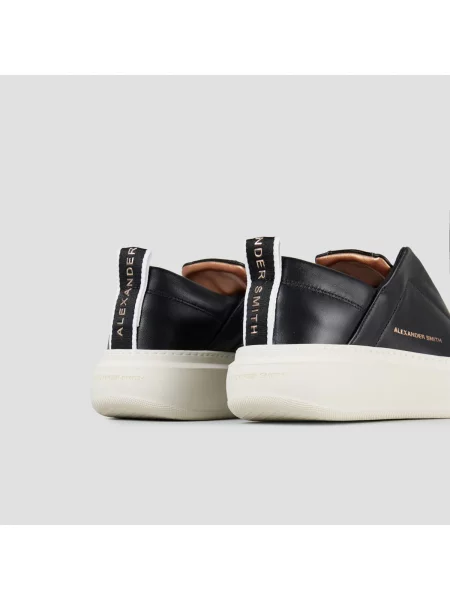 Slip on tenisky Alexander Smith čierna